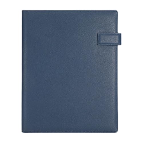 Leder-Aktenordner, geschlossene Konferenzmappe, Business-Dokumenten-Organizer, Schreibtafel, mehrere Fächer, für Büro, Reisen von PANGBOER