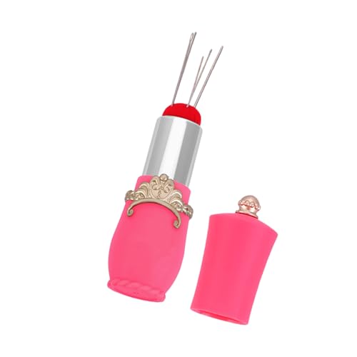 Lippenstift-Form Nähnadelhalter, tragbare Kissennadel-Aufbewahrungsbox für Quilt-Behälter Lippenstift-Form Nähnadelhalter, tragbare Kissennadel-Aufbewahrungsbox für Quilt-Behälter von PANGBOER