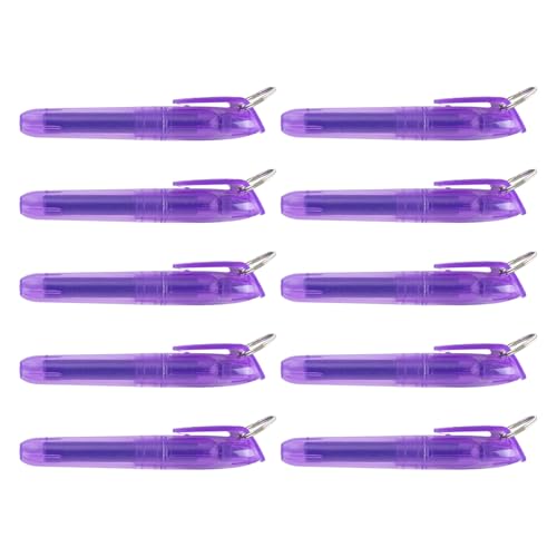 Set mit 10 bunten Textmarkern mit Metallringen, schnell trocknender Marker, Textmarker für Tagebücher Set mit 10 bunten Textmarkern mit Metallringen, schnell trocknender Marker, Textmarker für Tagebücher von PANGBOER