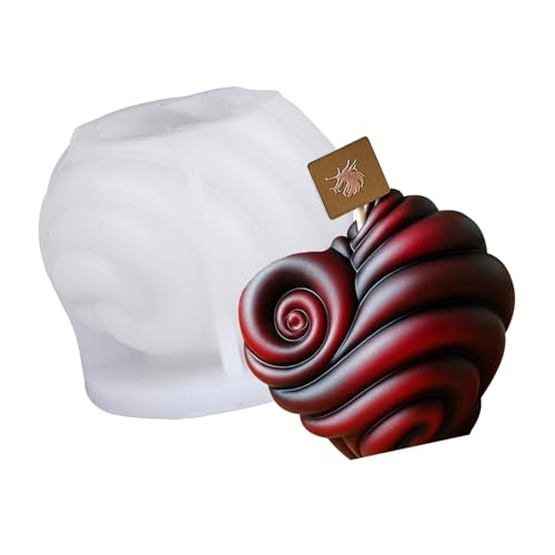 Silikon-Seifenform in Herzform für Epoxidharz, Hochzeit, Heimdekoration, Lebensmittelqualität von PANGBOER