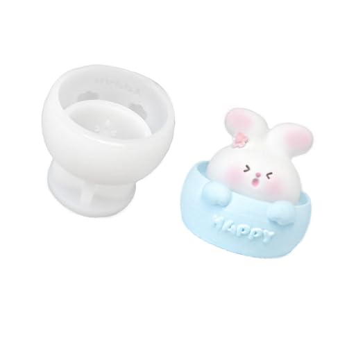Silikonform für Gips, Seife, Motiv: Hase Silikonform für Gips, Seife, Motiv: Hase von PANGBOER