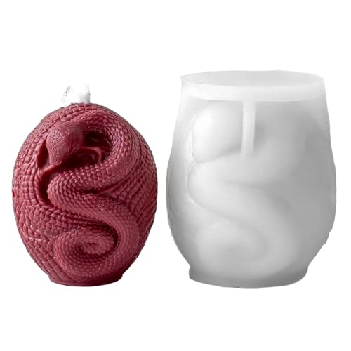 Silikonform mit Schlangenform, Silikon-Säule, Seifenherstellung, geprägte Schlangen-Silikonform Silikonform mit Schlangenform, Silikon-Säule, Seifenherstellung, geprägte Schlangen-Silikonform von PANGBOER