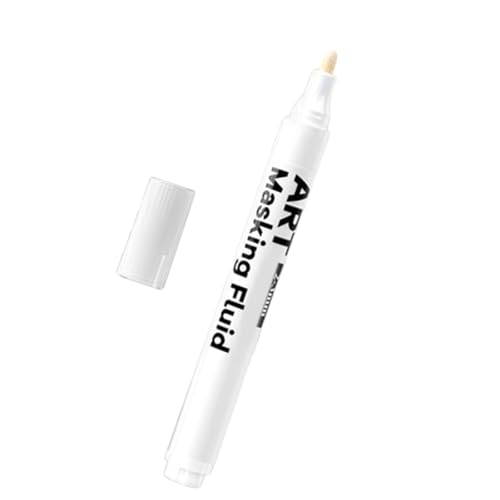 Weißer flüssiger Marker für Aquarellmalerei, schnell trocknend, 0,7 mm feine Spitze, 3,0 mm breite Spitze, Acryl, weißer Marker, Journaling-Stift von PANGBOER