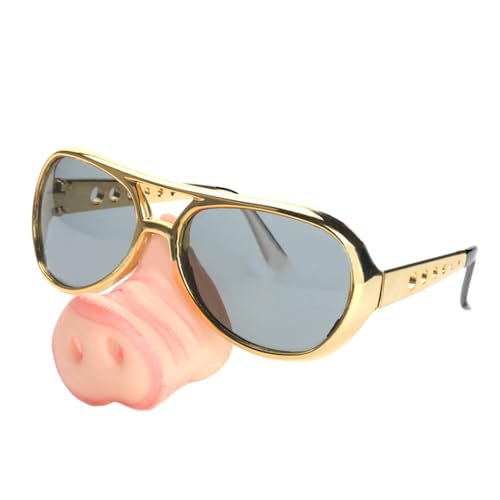 PANHDK Große Nasen-Cosplay-Brille mit großer Nase für Halloween-Party-Requisiten, Halloween, große Nase, lustige Nasenbrille PANHDK Große Nasen-Cosplay-Brille mit großer Nase für Halloween-Party-Requisiten, Halloween, große Nase, lustige Nasenbrille von PANHDK