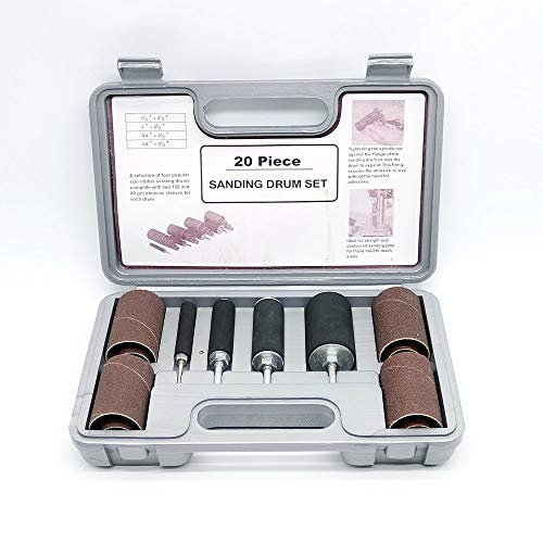Schleifwalzen-Set, lange Walzen für Standbohrmaschine, 20-teilig Schleifwalzen-Set, lange Walzen für Standbohrmaschine, 20-teilig von PANINA