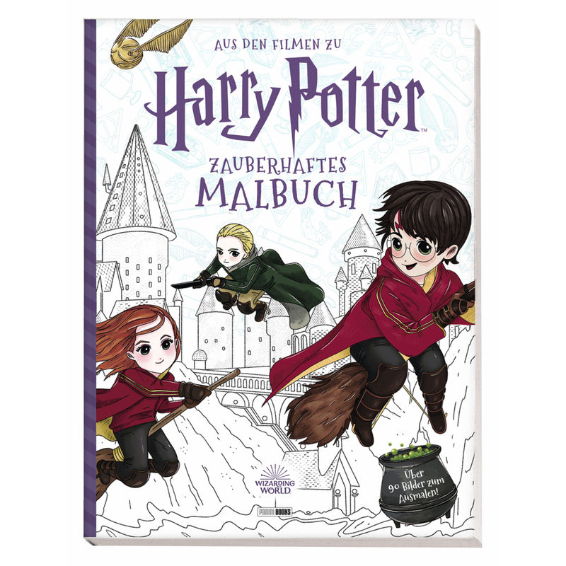 Aus Den Filmen Zu Harry Potter: Zauberhaftes Malbuch - Carla Spinner, Violet Tobacco, Kartoniert (TB) von Panini Books