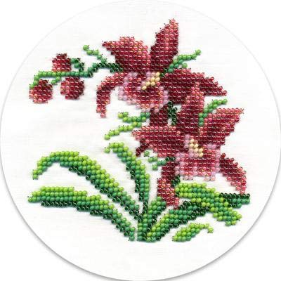 Klart 8-124 Stickset Perlenstickerei, Mehrfarbig, 13x13cm Klart 8-124 Stickset Perlenstickerei, Mehrfarbig, 13x13cm von PANNA