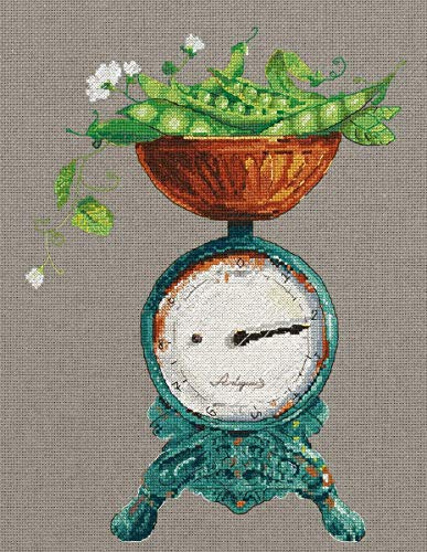 PANNA RE-7161 Kreuzstichset, Mehrfarbig, 23.5x30cm von PANNA