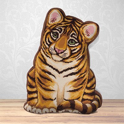 PANNA PD-1834 Kreuzstichset Kissen, Mehrfarbig, 31x41cm von PANNA