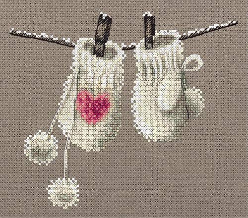 PANNA ZM-7068 Kreuzstichset, Mehrfarbig, 18.5x16cm von PANNA