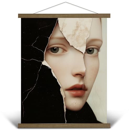 PANORAHMA BILDERRAHMEN Posterleiste 29,7cm (A3/A4) / Posterschiene aus Massiv-Holz/Magnetischer Posterhalter für alle Größen/Einfache Posteraufhängung & unkompliziertes Wechseln/Natur von PANORAHMA BILDERRAHMEN