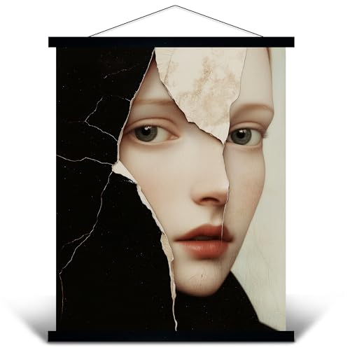PANORAHMA BILDERRAHMEN Posterleiste 31cm / Posterschiene aus Massiv-Holz/Magnetischer Posterhalter für alle Größen/Einfache Posteraufhängung & unkompliziertes Wechseln/Schwarz von PANORAHMA BILDERRAHMEN