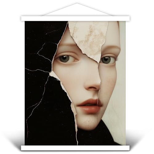 PANORAHMA BILDERRAHMEN Posterleiste 118,9cm / Posterschiene aus Massiv-Holz/Magnetischer Posterhalter für alle Größen/Einfache Posteraufhängung & unkompliziertes Wechseln/Weiß von PANORAHMA BILDERRAHMEN