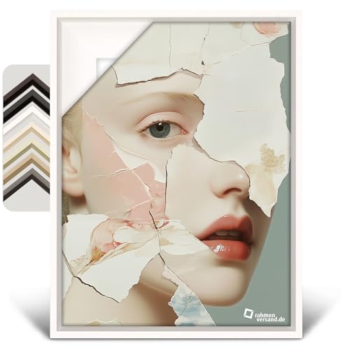 Rahmenversand® Schattenfugenrahmen nach Maß in verschiedenen Farben/Rahmen für Leinwand aus Holz/Handgefertigte Leerrahmen im klassischen Stil/Bilderrahmen für Leinwände von PANORAHMA BILDERRAHMEN
