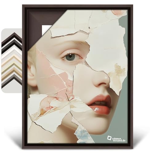 Rahmenversand® Schattenfugenrahmen nach Maß in verschiedenen Farben/Rahmen für Leinwand aus Holz/Handgefertigte Leerrahmen im klassischen Stil/Bilderrahmen für Leinwände von PANORAHMA BILDERRAHMEN