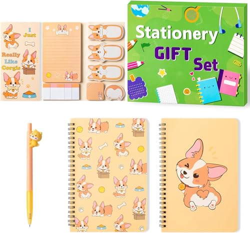 PANTIDE Corgi Klebrige Notizen A5 Notizbücher Stift Schreibwaren Satz Corgi Notizblöcke Notizbuch Kugelschreiber Schule Büro Zubehör Lehrer Würdigung Kinder Erwachsene Geburtstag Geschenk mit Box PANTIDE Corgi Klebrige Notizen A5 Notizbücher Stift Schreibwaren Satz Corgi Notizblöcke Notizbuch Kugelschreiber Schule Büro Zubehör Lehrer Würdigung Kinder Erwachsene Geburtstag Geschenk mit Box von PANTIDE