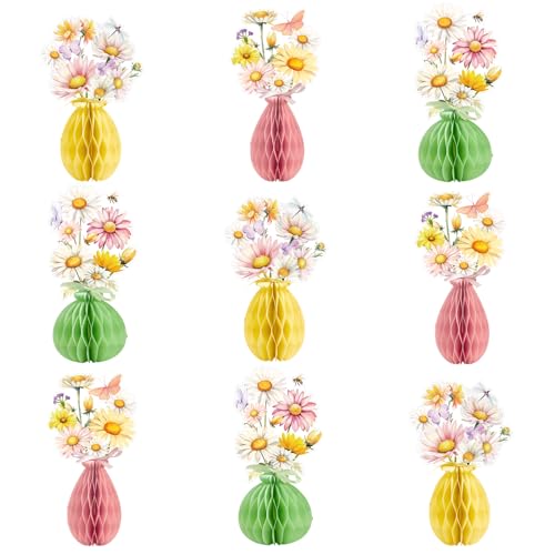 Gänseblümchen Tischdekoration, Blumenwabentisch Garten Party Dekoration, Wildblume Wabe mit Biene, geeignet für Sommerparty, Garten, Frühlingsgeburtstag, Babyparty, Hochzeit Gänseblümchen Tischdekoration, Blumenwabentisch Garten Party Dekoration, Wildblume Wabe mit Biene, geeignet für Sommerparty, Garten, Frühlingsgeburtstag, Babyparty, Hochzeit von PAPER JAZZ