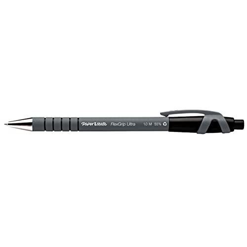 Paper Mate 1910073 Flexgrip Ultra RT Kugelschreiber mit einziehbarer mittlere Spitze, 1.0 mm, schwarz Paper Mate 1910073 Flexgrip Ultra RT Kugelschreiber mit einziehbarer mittlere Spitze, 1.0 mm, schwarz von Paper Mate