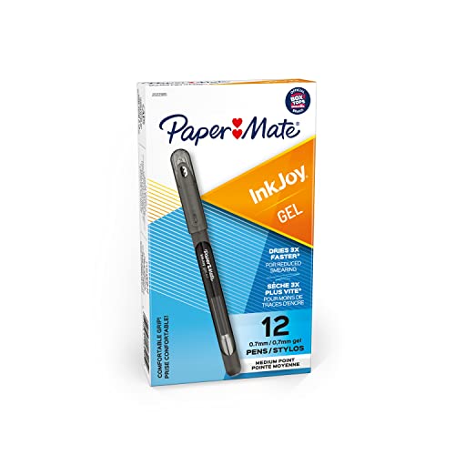 Paper Mate InkJoy Gel Pens Medium Point (0.7mm) Capped, 36 Count, Black (2034486) von PAPER MATE