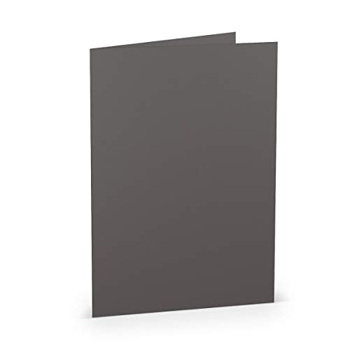 PAPERADO 25 Faltkarten DIN A5 Schiefer gerippt Dunkel-Grau - Doppelkarten vorgefaltet blanko 220 g/m² - 14,8 x 21 cm - Klappkarten Basteln Einladungskarten Hochzeit Kommunion PAPERADO 25 Faltkarten DIN A5 Schiefer gerippt Dunkel-Grau - Doppelkarten vorgefaltet blanko 220 g/m² - 14,8 x 21 cm - Klappkarten Basteln Einladungskarten Hochzeit Kommunion von PAPERADO