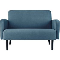 PAPERFLOW 2-Sitzer Sofa LISBOA blau schwarz Stoff von PAPERFLOW