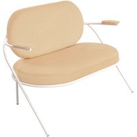 meet powered by PAPERFLOW 2-Sitzer Sofa SATURNE elfenbein weiß Kunstleder 118,0 x 73,0 x 88,0 cm, 1 St. von meet powered by PAPERFLOW