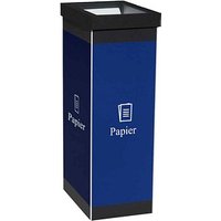 PAPERFLOW Mülleimer 60,0 l schwarz, blau, 1 St. von PAPERFLOW