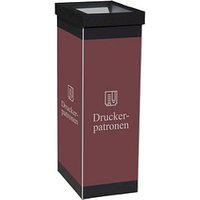 PAPERFLOW Mülleimer 60,0 l schwarz, braun, 1 St. von PAPERFLOW