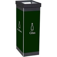PAPERFLOW Mülleimer 60,0 l schwarz, grün, 1 St. von PAPERFLOW
