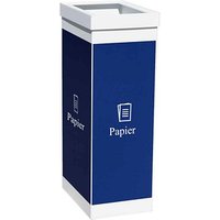 PAPERFLOW Mülleimer 60,0 l weiß, blau, 1 St. von PAPERFLOW