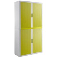 PAPERFLOW easyOffice Rollladenschrank weiß, grün ohne Fachböden 110,0 x 41,5 x 204,0 cm PAPERFLOW easyOffice Rollladenschrank weiß, grün ohne Fachböden 110,0 x 41,5 x 204,0 cm von PAPERFLOW