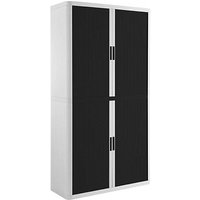 PAPERFLOW easyOffice Rollladenschrank weiß, schwarz ohne Fachböden 110,0 x 41,5 x 204,0 cm PAPERFLOW easyOffice Rollladenschrank weiß, schwarz ohne Fachböden 110,0 x 41,5 x 204,0 cm von PAPERFLOW