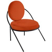 meet powered by PAPERFLOW Sessel SATURNE rost schwarz Kunstleder 70,0 x 73,0 x 88,0 cm, 1 St. von meet powered by PAPERFLOW