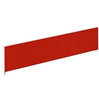 PAPERFLOW Tischtrennwand, rot 120,0 x 33,0 cm von PAPERFLOW