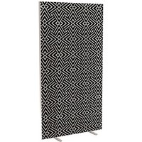 PAPERFLOW Trennwand easyScreen Black & White, 60533 bunt 94,0 x 173,4 cm von PAPERFLOW