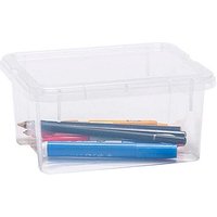 PAPERFLOW VIEW Aufbewahrungsbox 2,0 l transparent 19,0 x 16,0 x 9,0 cm von PAPERFLOW