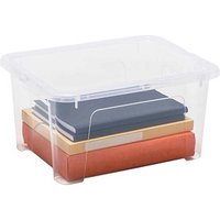 PAPERFLOW VIEW Aufbewahrungsbox 24,0 l transparent 44,0 x 34,0 x 22,5 cm, 1 St. von PAPERFLOW