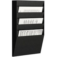 PAPERFLOW Wandprospekthalter schwarz DIN A4 6 Fächer PAPERFLOW Wandprospekthalter schwarz DIN A4 6 Fächer von PAPERFLOW