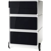PAPERFLOW easyBox Rollcontainer weiß, schwarz 4 Auszüge 39,0 x 43,6 x 64,2 cm von PAPERFLOW