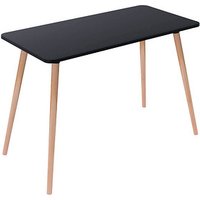 PAPERFLOW easyHome HOP Schreibtisch schwarz rechteckig, 4-Fuß-Gestell buche 114,0 x 60,0 cm PAPERFLOW easyHome HOP Schreibtisch schwarz rechteckig, 4-Fuß-Gestell buche 114,0 x 60,0 cm von PAPERFLOW