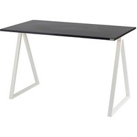 PAPERFLOW easyHome LV9 Schreibtisch schwarz rechteckig, A-Fuß-Gestell weiß 110,0 x 60,0 cm PAPERFLOW easyHome LV9 Schreibtisch schwarz rechteckig, A-Fuß-Gestell weiß 110,0 x 60,0 cm von PAPERFLOW