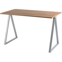 PAPERFLOW easyHome LV9 Schreibtisch walnuss rechteckig, A-Fuß-Gestell grau 110,0 x 60,0 cm PAPERFLOW easyHome LV9 Schreibtisch walnuss rechteckig, A-Fuß-Gestell grau 110,0 x 60,0 cm von PAPERFLOW
