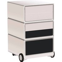 PAPERFLOW easyOffice Classic Chic Rollcontainer weiß, bunt 4 Auszüge 39,0 x 43,6 x 64,2 cm von PAPERFLOW