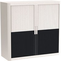 PAPERFLOW easyOffice Classic Chic Rollladenschrank 61440 2 Fachböden 110,0 x 41,5 x 104,0 cm von PAPERFLOW