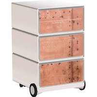 PAPERFLOW easyBox Industrial Rollcontainer weiß, bunt 4 Auszüge 39,0 x 43,6 x 64,2 cm von PAPERFLOW