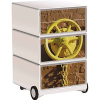 PAPERFLOW easyBox Industrial Rollcontainer weiß, bunt 4 Auszüge 39,0 x 43,6 x 64,2 cm PAPERFLOW easyBox Industrial Rollcontainer weiß, bunt 4 Auszüge 39,0 x 43,6 x 64,2 cm von PAPERFLOW