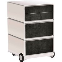 PAPERFLOW easyBox Industrial Rollcontainer weiß, bunt 4 Auszüge 39,0 x 43,6 x 64,2 cm von PAPERFLOW