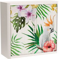 PAPERFLOW easyOffice Tropical Rollladenschrank 60660 2 Fachböden 110,0 x 41,5 x 104,0 cm von PAPERFLOW