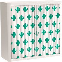 PAPERFLOW easyOffice Tropical Rollladenschrank 60756 2 Fachböden 110,0 x 41,5 x 104,0 cm von PAPERFLOW