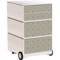 PAPERFLOW easyBox Vintage Rollcontainer weiß, bunt 4 Auszüge 39,0 x 43,6 x 64,2 cm PAPERFLOW easyBox Vintage Rollcontainer weiß, bunt 4 Auszüge 39,0 x 43,6 x 64,2 cm von PAPERFLOW